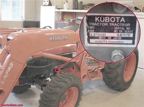 TractorData.com Kubota L3130 tractor information