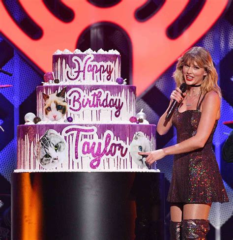 Taylor Swift Surprised With A Massive Birthday Cake At Jingle Ball