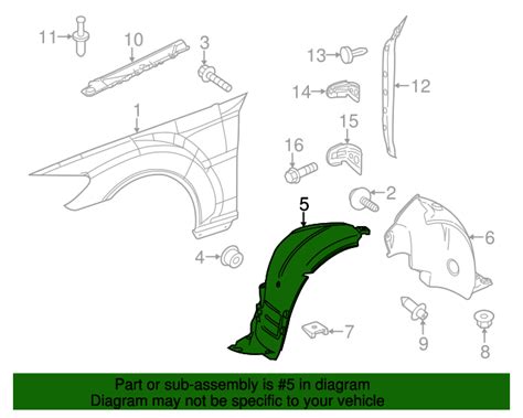 Mercedes Benz Fender Liner Mb Oem Parts