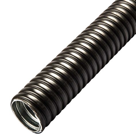 Adaptaflex Sp Range 50mm Pvc Covered Steel Flexible Conduit Black 10m