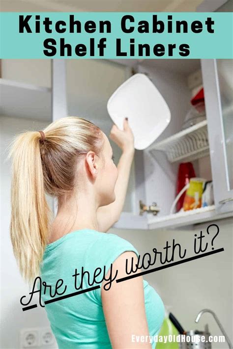 8 Pros and Cons of Kitchen Cabinet Shelf Liners - Everyday Old House