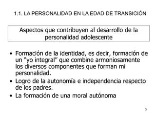 La Personalidad Del Adolescente Ppt