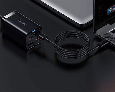 Baseus GaN3 Pro Univerzális Hálózati Töltő, 2x USB + 2x Type