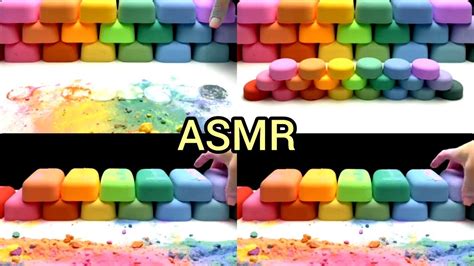 ASMRRINA ASMR Baking Soda Crunchy Rainbow Satisfying YouTube