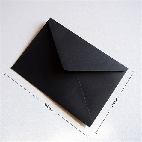 C Black Envelopes Perfect For X Photo Cards Invitation Wedding