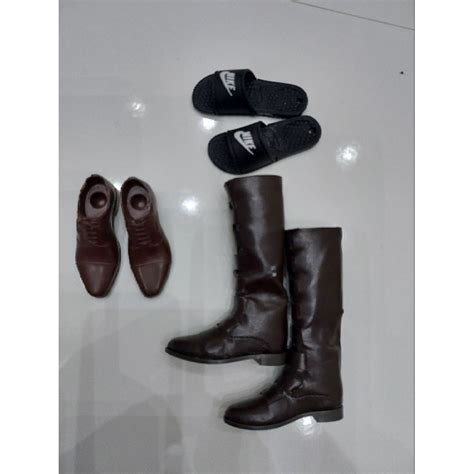 Lote Sapatos Boneco Figura 1 6 Tipo Hot Toys Shopee Brasil