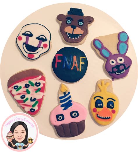 Five Nights At Freddys Theme Cookies Cookies Sugar Cookie Apple