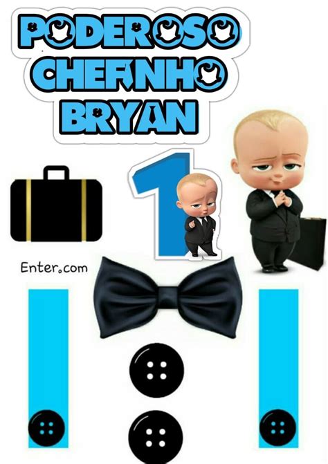 Photo Cake Topper Baby Cake Topper Fondant Cake Toppers Boss