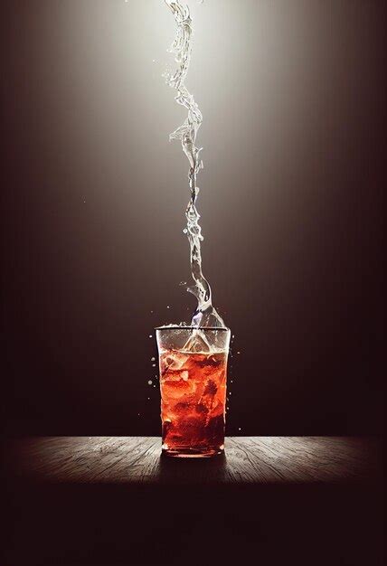 Premium AI Image | Fresh Drink With Ice Cube