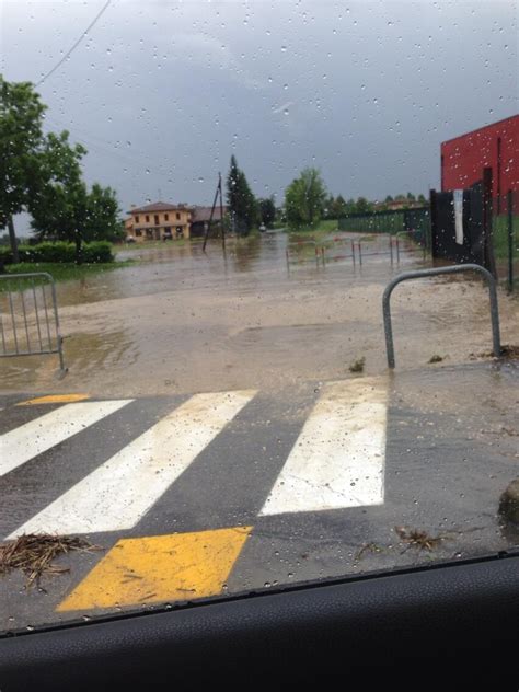 Nuova Alluvione In Veneto Provincia Di Padova Sott Acqua Grande