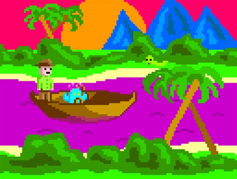 PIXEL ART River To Deathland by deathbycartoon on DeviantArt