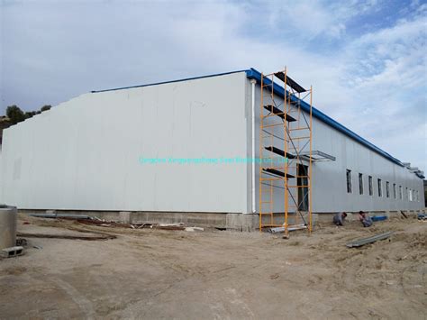 Algeria Pre Engineered Steel Structure Slaughterhouse Building China