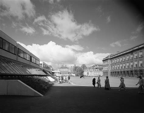 Arts Building Trinity College Dublin Surrounded By The Older Trinity