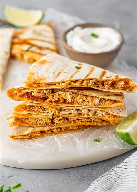 Buffalo Chicken Quesadillas Gimme Delicious