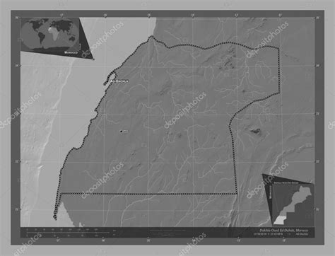 Dakhla Oued Ed Dahab Regi N De Marruecos Mapa De Elevaci N De Bilevel