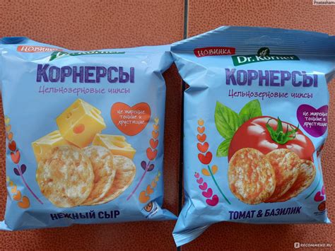 Хлебцы Dr.Korner Корнерсы Нежный сыр - «"Полезные" чипсы заменят ли ...