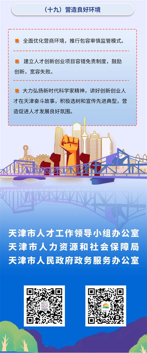 一图读懂 关于深入实施人才引领战略加快天津高质量发展的意见 政策与解读 天津市人力资源和社会保障局