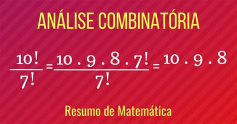 Análise combinatória o que é fórmulas exemplos e exercícios