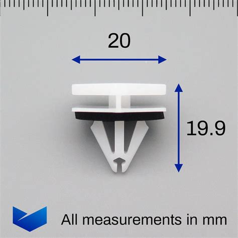 Side Skirt And Sill Moulding Clips Ford 5233270 — Vehicleclips