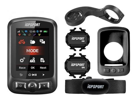 Gps Igpsport Igs620 Bundle Bluetooth Mapa Ligação Mensagem