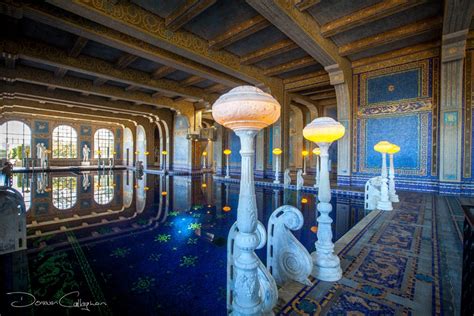 Hearst Castle indoor Roman Pool California, USA