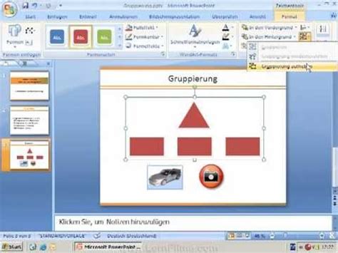 Tutorial Powerpoint Objekte Gruppieren In Powerpoint Youtube