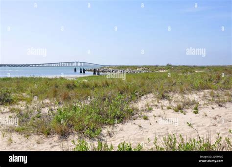 Herbert C Bonner Bridge In Cape Hatteras National Seashore On Outer