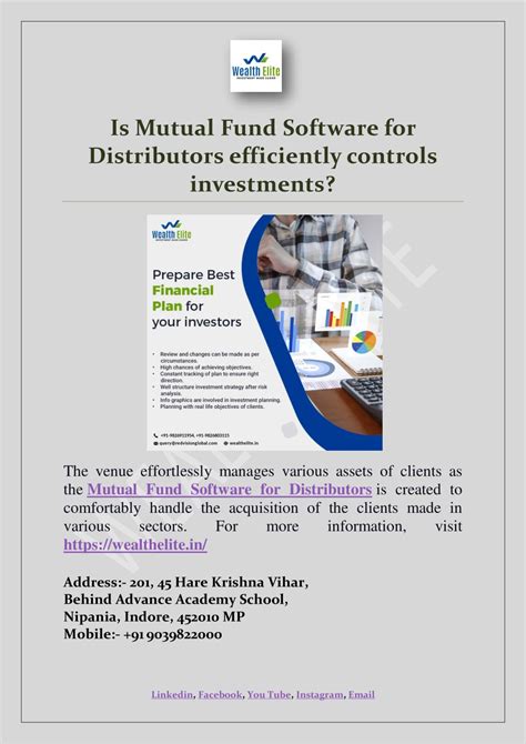 Ppt Is Mutual Fund Software For Distributors Efficiently Controls