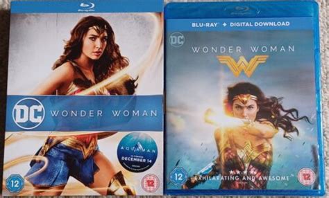 Wonder Woman Blu Ray Slip Cover New Sealed Dc Gal Gadot Ebay