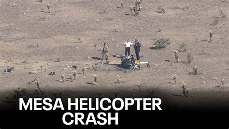 Police Investigating Reported Helicopter Crash In Mesa Youtube