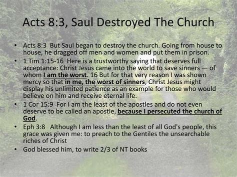 Acts 8 9 Saul Destroying The Church Scattered Disciples Preach The