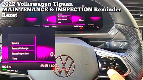 Volkswagen Tiguan How To Reset Maintenance And Inspection Due