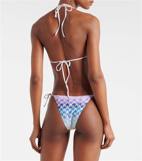 Crochet Bikini In Blue Missoni Mare Mytheresa