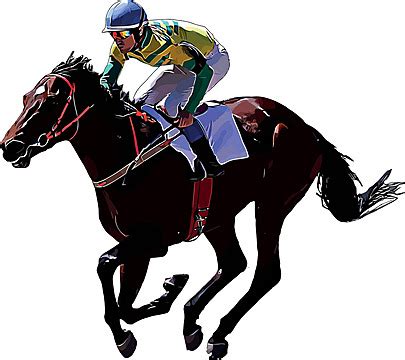 Jockey No Cavalo Campe O Corrida De Cavalo Hip Dromo Pista De