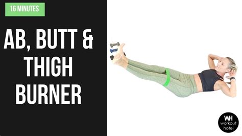 AB BUTT THIGH BURNER WORKOUT With MINI BAND YouTube