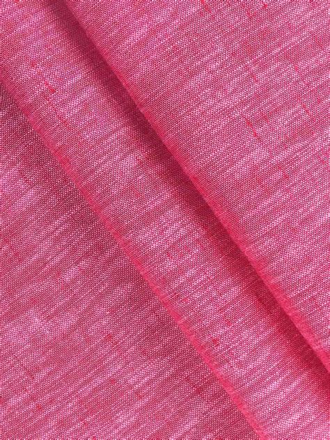 Cotton Blend Pink Colour Plain Shirt Fabric Infinity