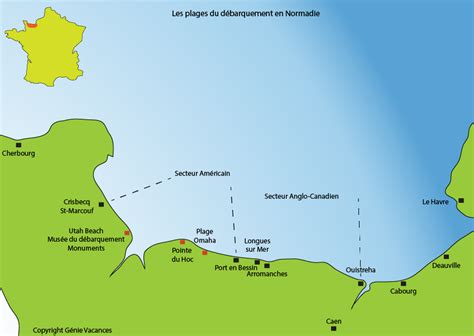 Carte De France Plage Du Debarquement | My blog