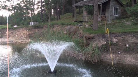 Pond Floating Water Fountain Youtube