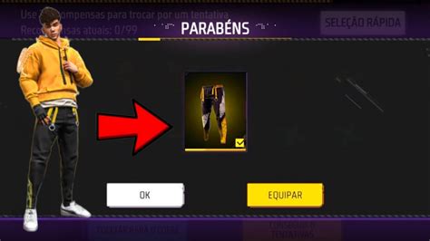 BUG PARA PEGAR RÁPIDO A CALÇA ANGELICAL AMARELA NO FREE FIRE YouTube