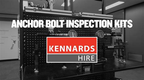 Test And Measure Anchor Bolt Inspection Kits Youtube