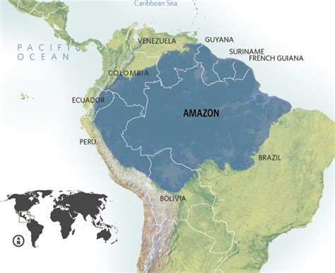 Amazonian Basin Map Third Landscape Part 1 For The Design Of An