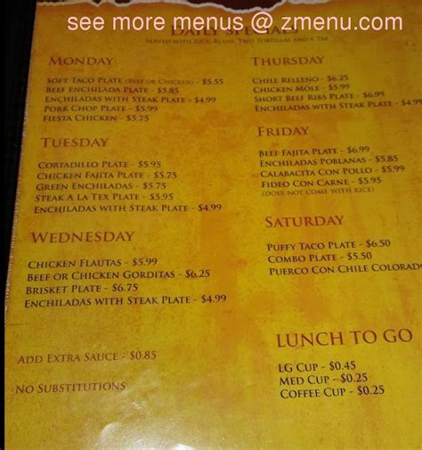 Online Menu of Eddies Taco House Restaurant, San Antonio, Texas, 78207 ...