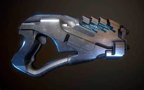 Arc Pistol Mass Effect 3D Model By KATEDRA604