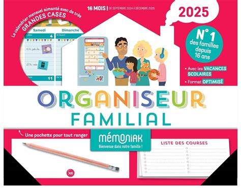 Trouvez Le Calendrier Familial Parfait Pour Bien D Marrer L Ann E