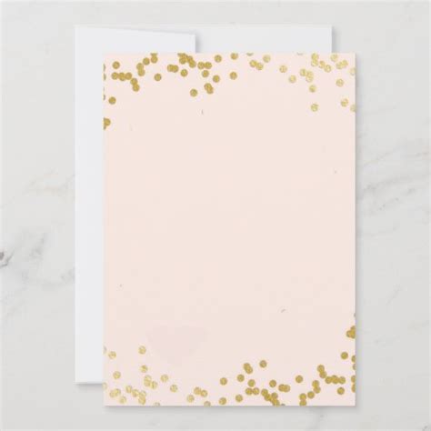 Pink Gold Glitter Lingerie Shower Invitation Zazzle
