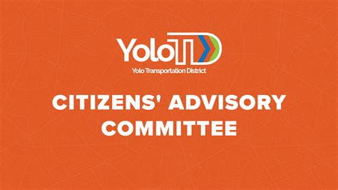 Citizens Advisory Committee YoloTD