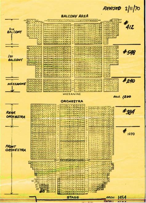 Fillmore East Seating Chart | Elcho Table