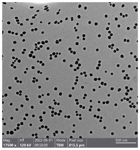 Precise Analysis Of Nanoparticle Size Distribution In Tem Image