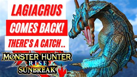 New Monster Lagiacrus Returns Monster Hunter Rise Sunbreak There S A