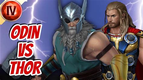 T4 Comparison Odin Vs Thor Abl Wbl And Gbr Marvel Future Fight YouTube